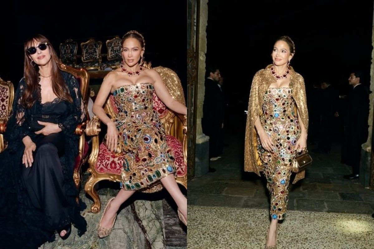 Dolcegabbana defilesinde jlo ve monica bellucci bulustu Zfzynt2Z